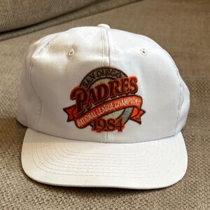 San Diego Padres 1984 White Cap